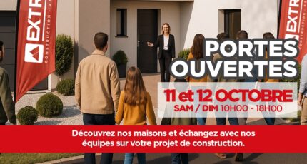 Week-end Portes Ouvertes 11 et 12 Octobre 2025 – Venez visiter nos maisons
