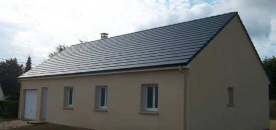 Plan de maison Surface terrain 97 m2 - 5 pièces - 4  chambres -  avec garage 