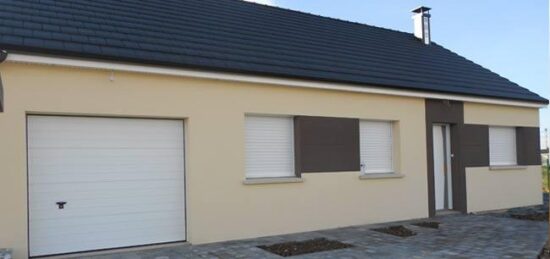 Plan de maison Surface terrain 84 m2 - 4 pièces - 3  chambres -  avec garage 