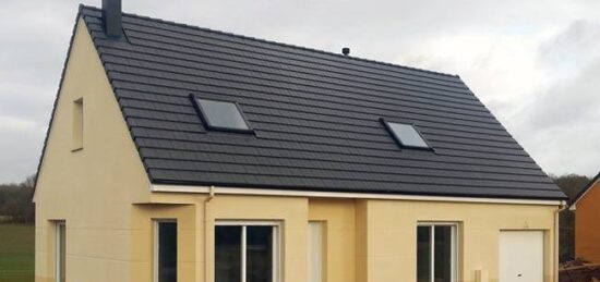 Plan de maison Surface terrain 73 m2 - 2 pièces - 4  chambres -  avec garage 