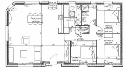 PLP_R_SG_90m2_3ch_P13319 4430-3201modele920150124DuRaI.jpeg - Les Maisons Extraco