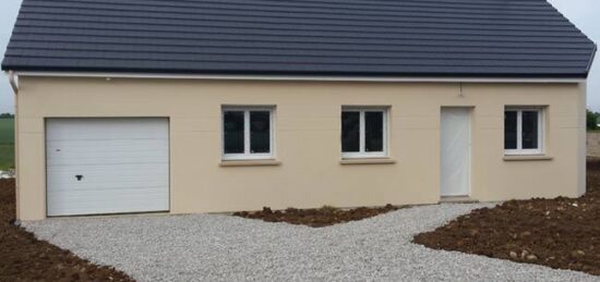 Plan de maison Surface terrain 84 m2 - 4 pièces - 3  chambres -  avec garage 