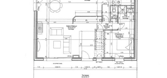 Plan de maison Surface terrain 130 m2 - 6 pièces - 5  chambres -  avec garage 