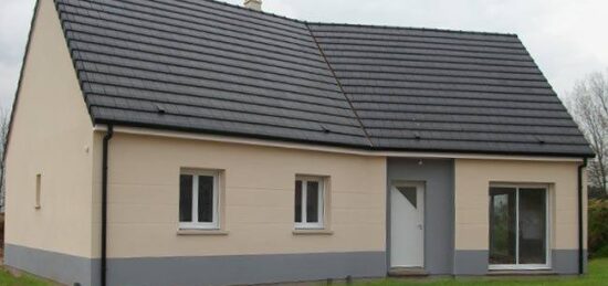 Plan de maison Surface terrain 104 m2 - 4 pièces - 3  chambres -  avec garage 
