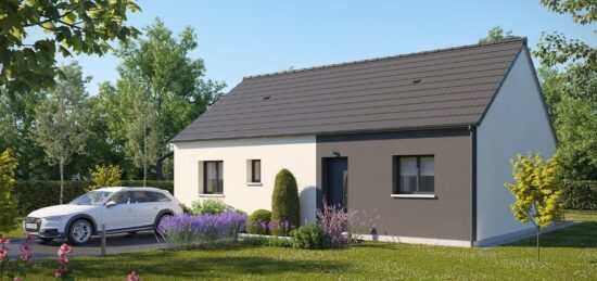 Plan de maison Surface terrain 71 m2 - 4 pièces - 3  chambres -  sans garage 