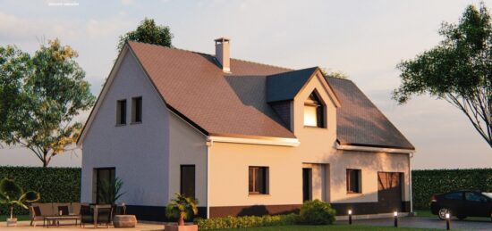 Maison neuve à Quincampoix, Normandie