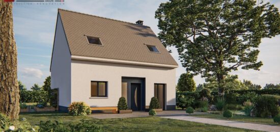Maison neuve à La Haye-Malherbe, Normandie