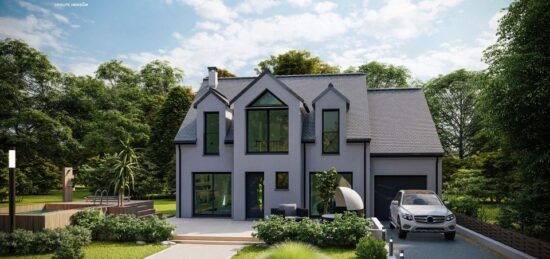 Maison neuve à Buchy, Normandie