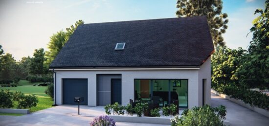 Maison neuve à Calleville, Normandie