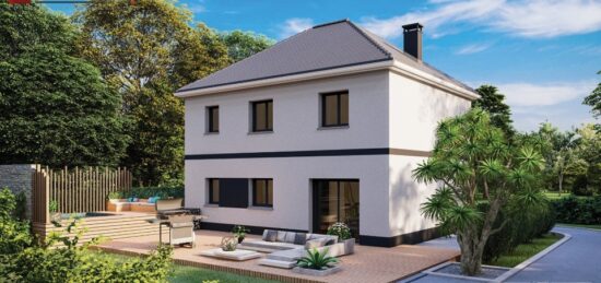 Maison neuve à Tôtes, Normandie