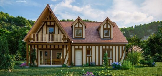 Maison neuve à Bonneville-sur-Touques, Normandie