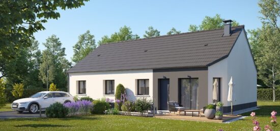 Maison neuve à Tôtes, Normandie