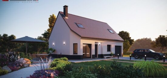 Maison neuve à Calleville, Normandie