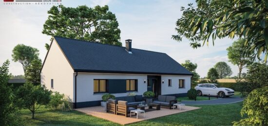 Maison neuve à Marcilly-la-Campagne, Normandie