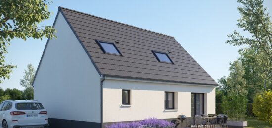 Maison neuve à Moult, Normandie