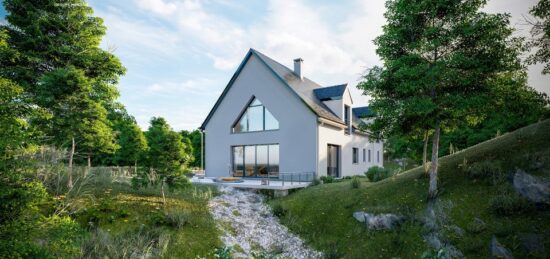 Maison neuve à Breuilpont, Normandie