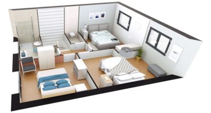 Pont-Audemer Maison neuve - 2107555-3510modele1020220617bbsQH.jpeg Les Maisons Extraco