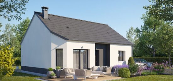 Maison neuve à Beautot, Normandie