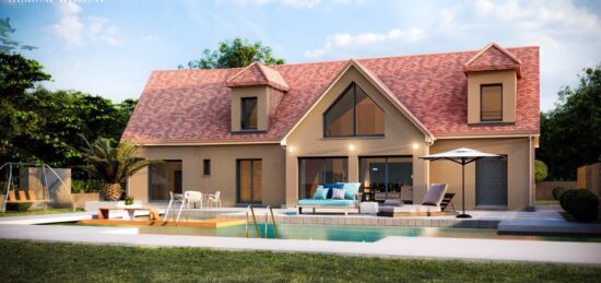 Maison neuve à Beautot, Normandie