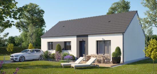Maison neuve à Pîtres, Normandie