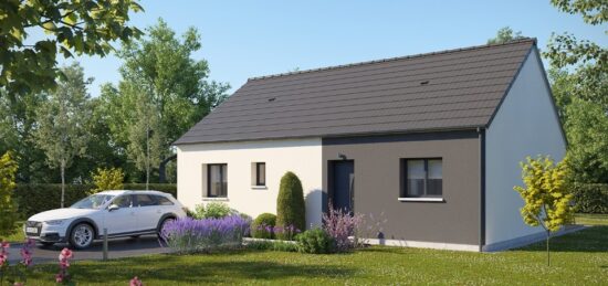 Maison neuve à Bois-l'Évêque, Normandie