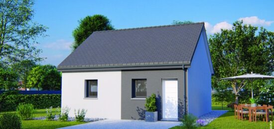 Maison neuve à Ménilles, Normandie