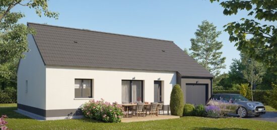 Maison neuve à Saussay, Normandie