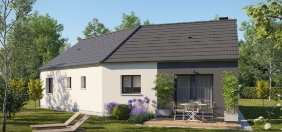 Maison neuve à Manerbe, Normandie