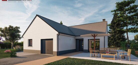 Maison neuve à Menneval, Normandie