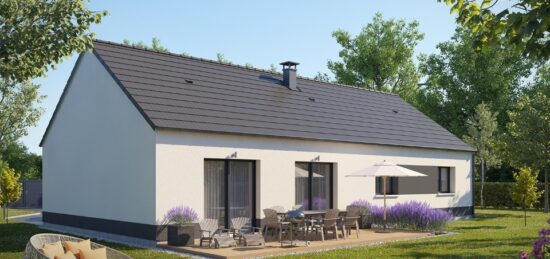 Maison neuve à Bosc-le-Hard, Normandie