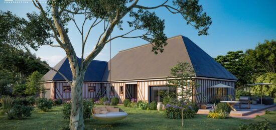 Maison neuve à La Neuville-du-Bosc, Normandie