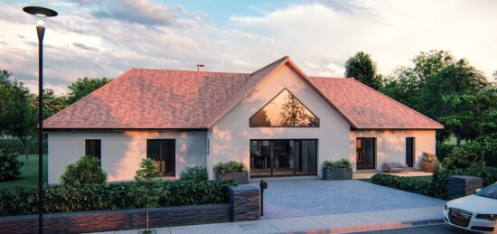 Maison neuve à Bosc-Bénard-Crescy, Normandie