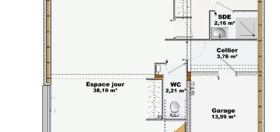 Maison neuve à , Eure