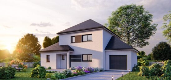 Maison neuve à Bornambusc, Normandie