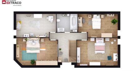 Déville-lès-Rouen Maison neuve - 2276819-3510modele820220602htTJm.jpeg Les Maisons Extraco