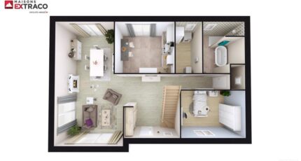 Saint-Benoît-d'Hébertot Maison neuve - 2339414-3510modele720210503vAxhJ.jpeg Les Maisons Extraco