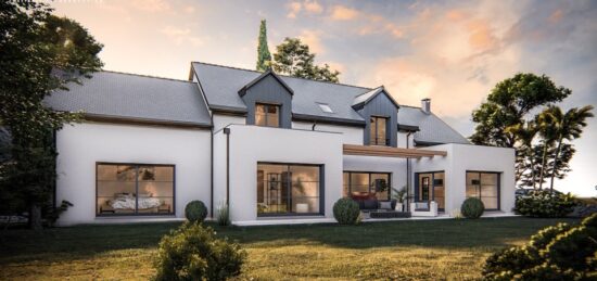 Maison neuve à Douvrend, Normandie