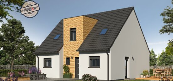 Maison neuve à Caumont, Normandie