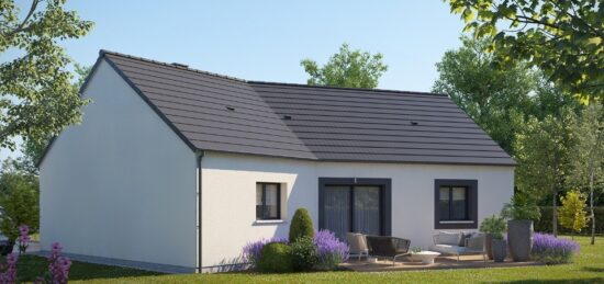 Maison neuve à Eslettes, Normandie