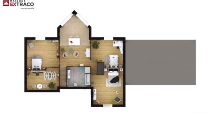 Bazoches-sur-Guyonne Maison neuve - 2373527-3510modele1020220622Qdnwo.jpeg Les Maisons Extraco