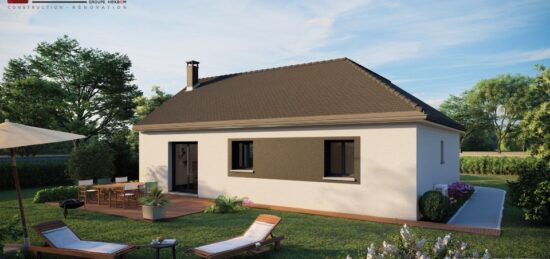 Maison neuve à Eslettes, Normandie