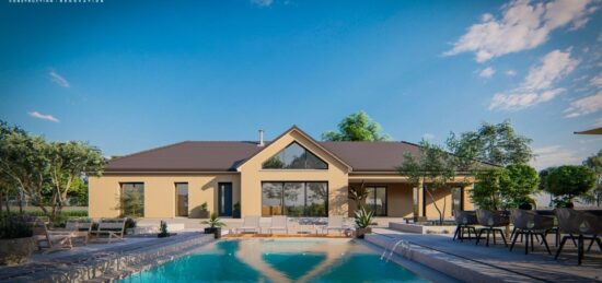 Maison neuve à Conches-en-Ouche, Normandie