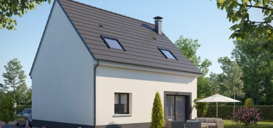 Maison neuve à Airan, Normandie