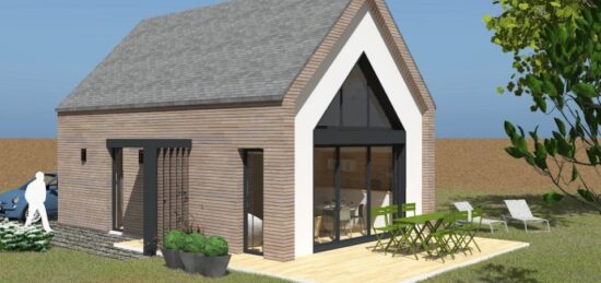 Maison neuve à Fiquefleur-Équainville, Normandie