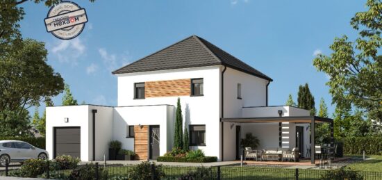 Maison neuve à Toutainville, Normandie