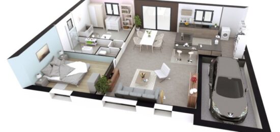 Maison neuve à , Calvados