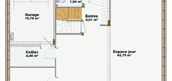 Maison neuve à , Calvados