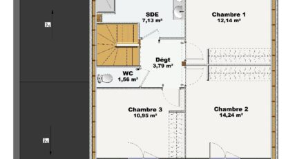 Bois-l'Évêque Maison neuve - 2414601-4586modele720250606WzyE9.jpeg Les Maisons Extraco