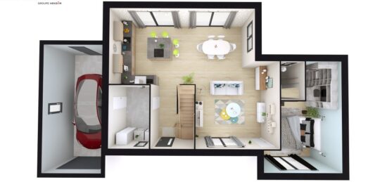 Maison neuve à , Somme