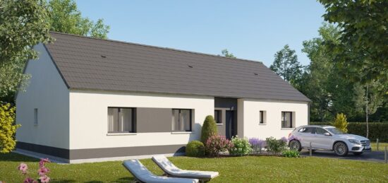 Maison neuve à Bois-l'Évêque, Normandie